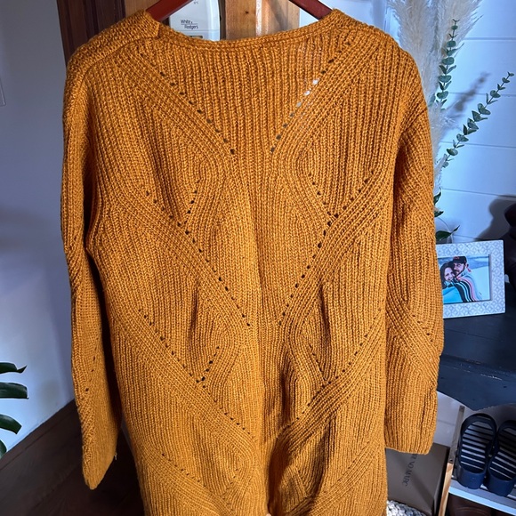 Mustard knit cardigan - Picture 4 of 4